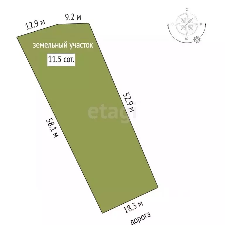 Участок в Псковская область, Псковский район, Карамышевская волость, ... - Фото 2