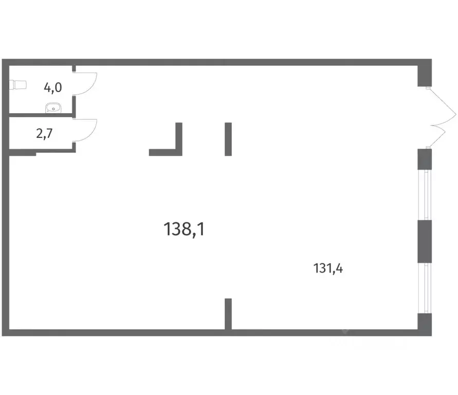 Помещение свободного назначения в Ленинградская область, Ломоносовский ... - Фото 2
