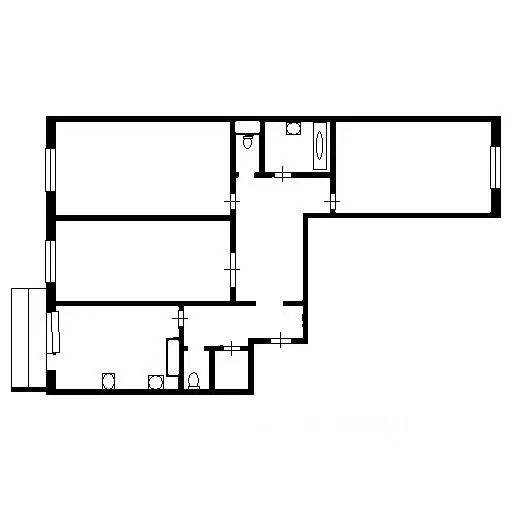 3-к кв. Санкт-Петербург просп. Героев, 26к2 (92.4 м) - Фото 2