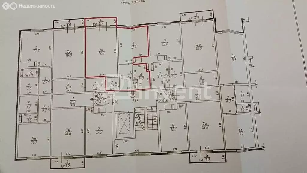 1-комнатная квартира: Калининград, Орудийная улица, 32Вк1 (36 м) - Фото 0