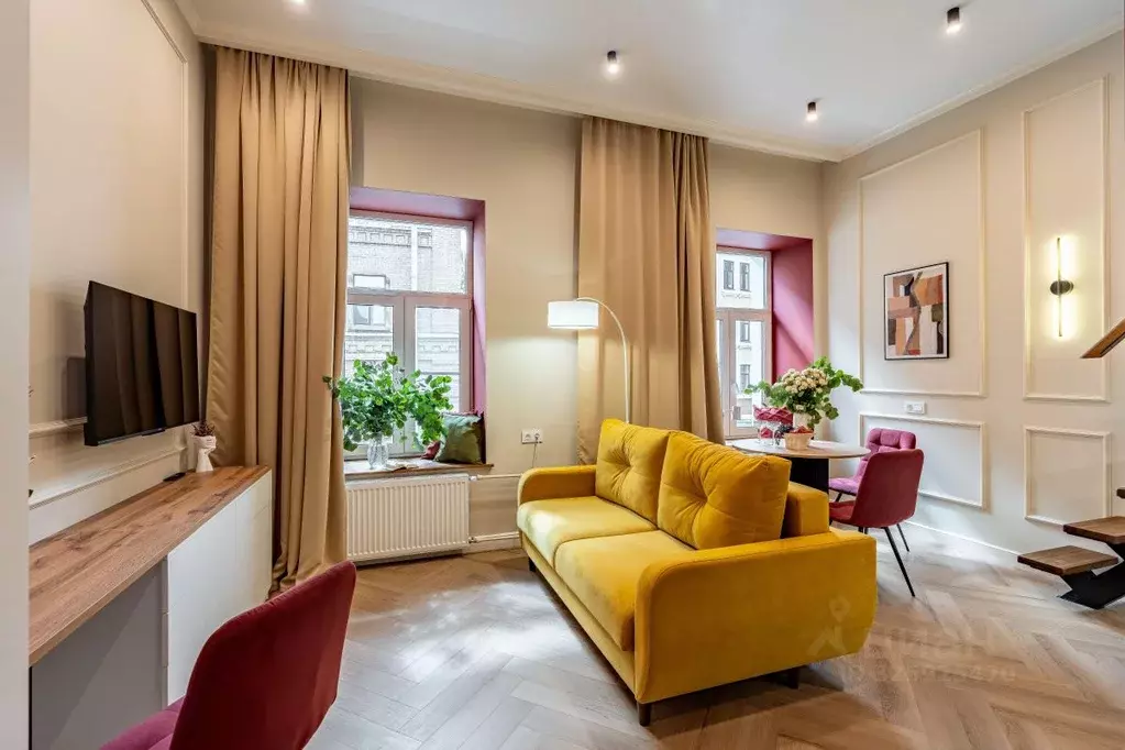 Студия Санкт-Петербург Тележная ул., 23 (27.0 м) - Фото 1