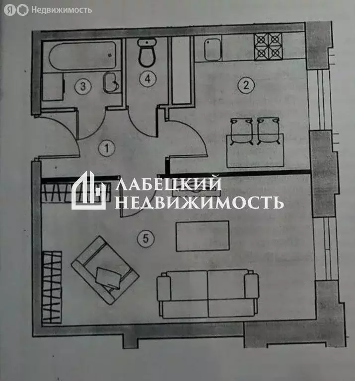 1-комнатная квартира: Химки, квартал Клязьма, улица Лётчика Ивана ... - Фото 2