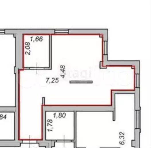 Квартира-студия, 28,9 м, 5/5 эт. - Фото 0