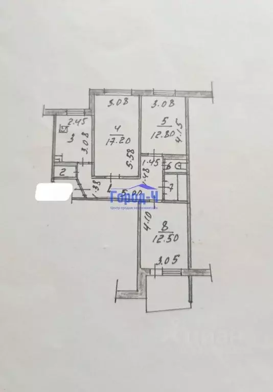 3-к кв. Чувашия, Чебоксары Пролетарская ул., 15 (68.1 м) - Фото 1