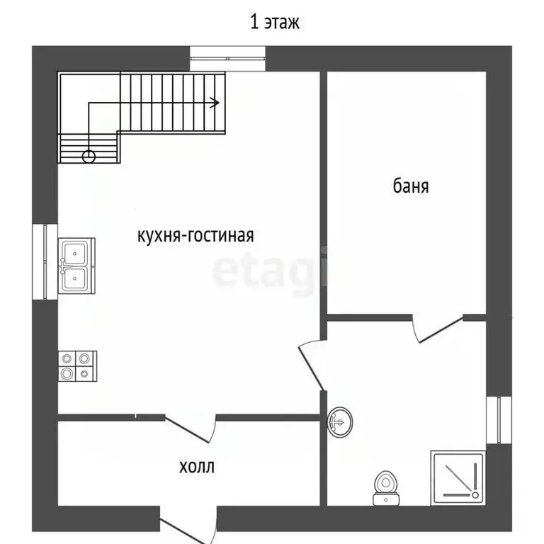 Дом в Московская область, Клин городской округ, д. Кузнецово 55 (75 м) - Фото 2