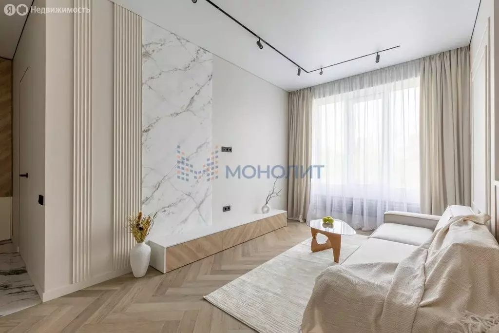 2-комнатная квартира: Нижний Новгород, Барминская улица, 1А (91 м) - Фото 1