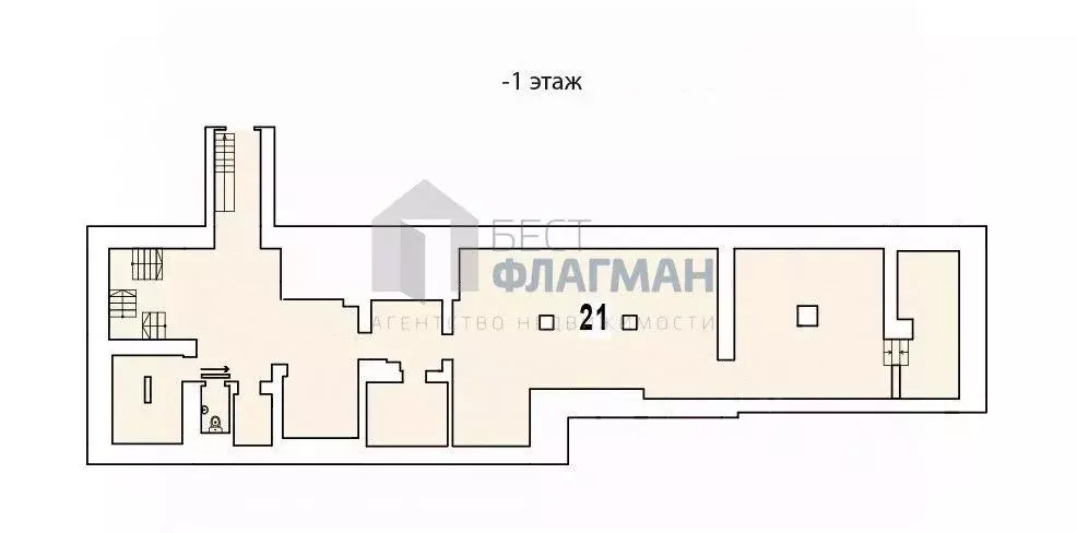 Помещение свободного назначения в Москва Ленинский просп., 70/11 (407 ... - Фото 2
