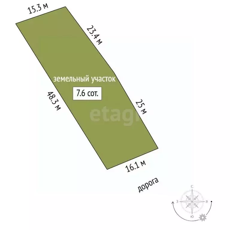 Участок в Севастополь Маяк-1 садовое товарищество, 276 (7.59 сот.) - Фото 2