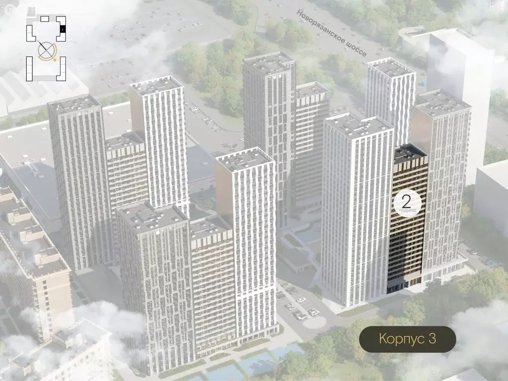 Квартира-студия: Котельники, ЖК Дюна (27.67 м) - Фото 2