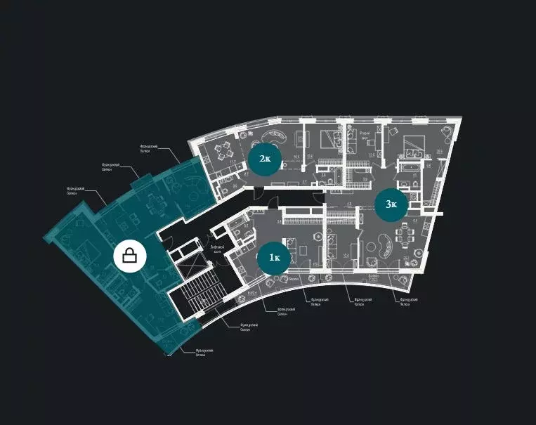 3-к кв. Тюменская область, Тюмень ул. Щербакова, 2к3 (117.75 м) - Фото 1