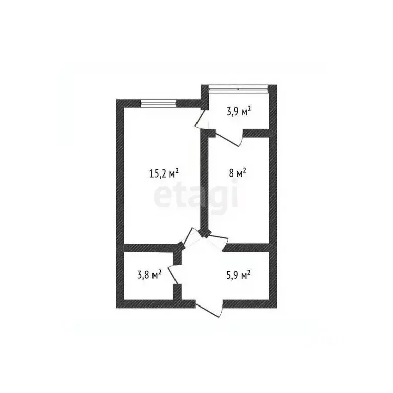 1-к кв. Краснодарский край, Новороссийск ул. Видова, 121Ак8 (32.9 м) - Фото 2