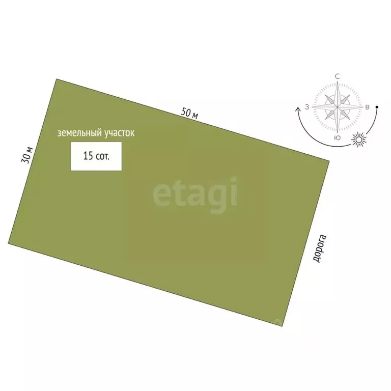 Участок в Тюменская область, Тюменский муниципальный округ, с. Кулига, ... - Фото 1