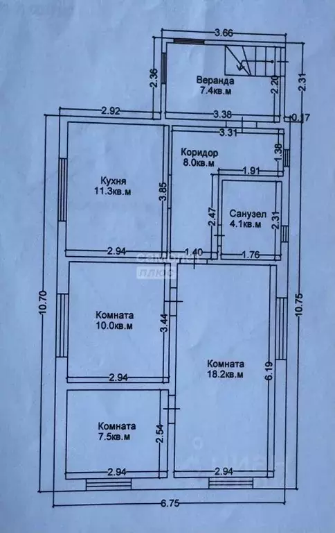 Дом в Московская область, Талдом ул. Орлова, 4 (67 м) - Фото 2