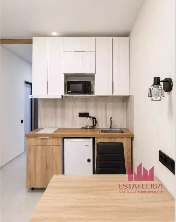 Студия Москва Новоостаповская ул., 20 (29.0 м) - Фото 1