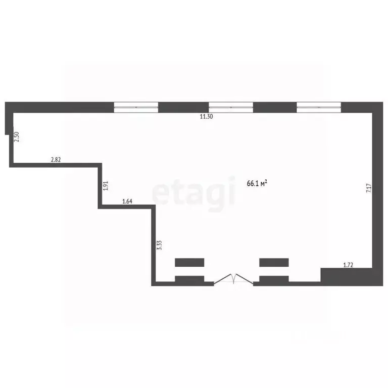 Офис в Тюменская область, Тюмень ул. Пермякова, 81 (66 м) - Фото 2