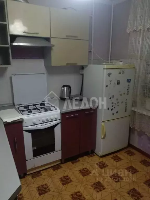 1-к кв. Омская область, Омск Московка мкр, ул. 1-я Ленинградская, 33 ... - Фото 1