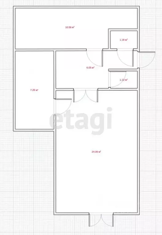 2-к кв. Костромская область, Кострома ул. Козуева, 21 (63.1 м) - Фото 1