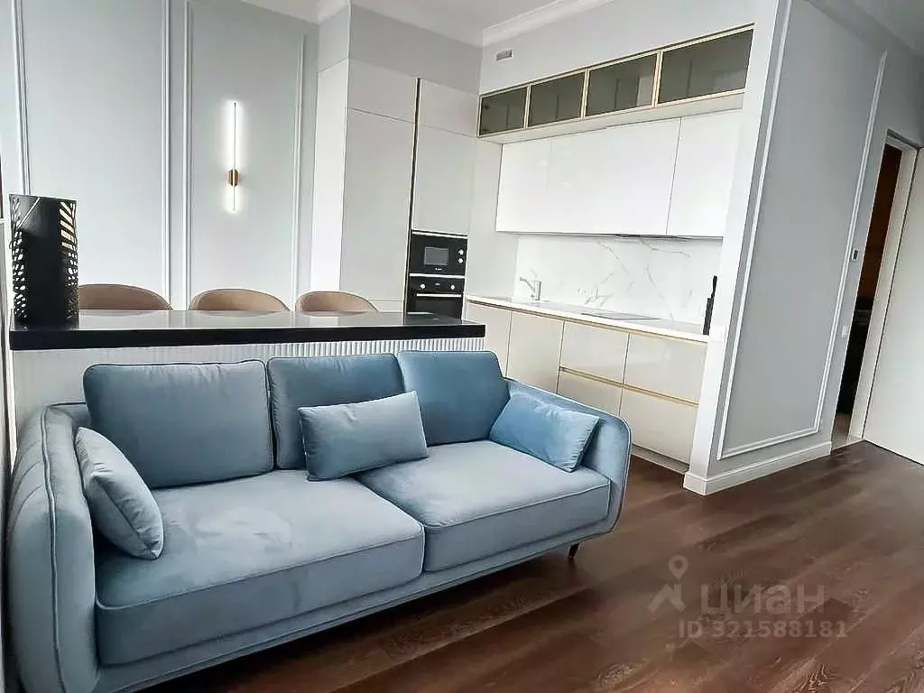 Студия Москва 1-й Красногвардейский проезд, 22с2 (52.0 м) - Фото 1