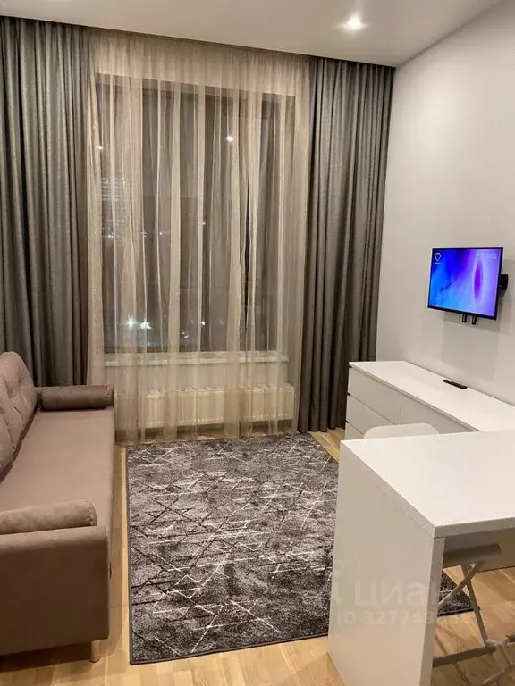 Студия Москва ул. Пресненский Вал, 21 (24.0 м) - Фото 2