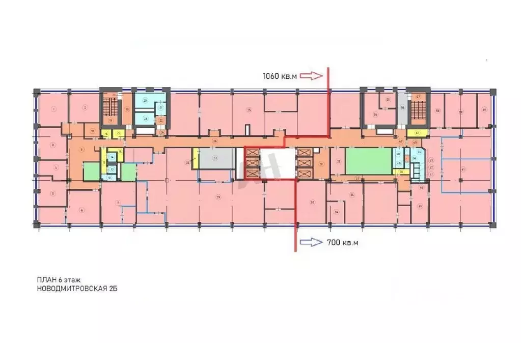 Помещение свободного назначения в Москва Новодмитровская ул., 2Б (708 ... - Фото 2