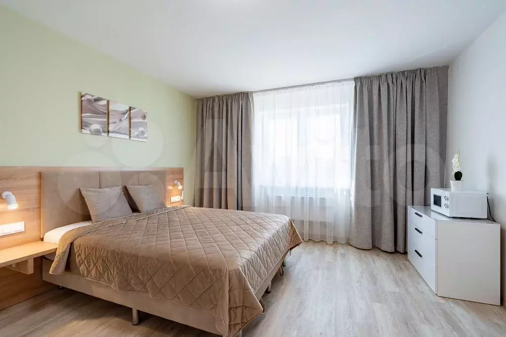 Апартаменты-студия, 28,8 м, 18/19 эт. - Фото 1