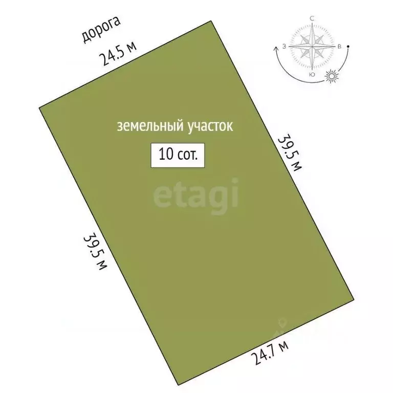 Участок в Тюменская область, Тюменский муниципальный округ, д. ... - Фото 1