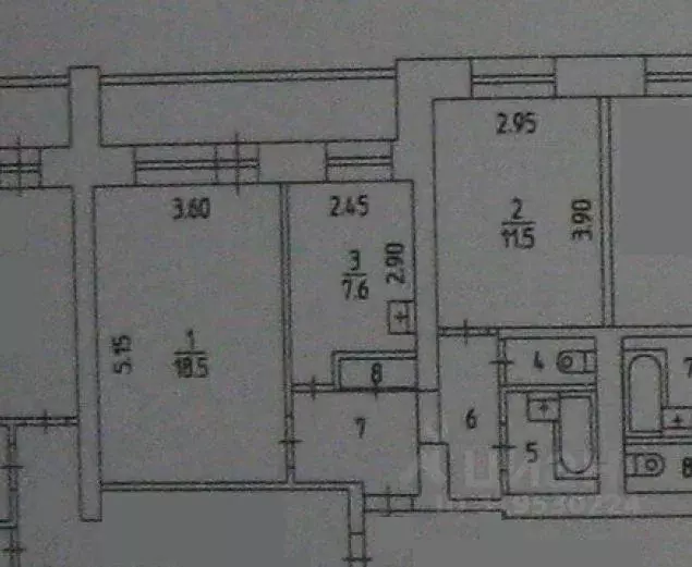 2-к кв. Пермский край, Пермь Монастырская ул., 101 (52.5 м) - Фото 2