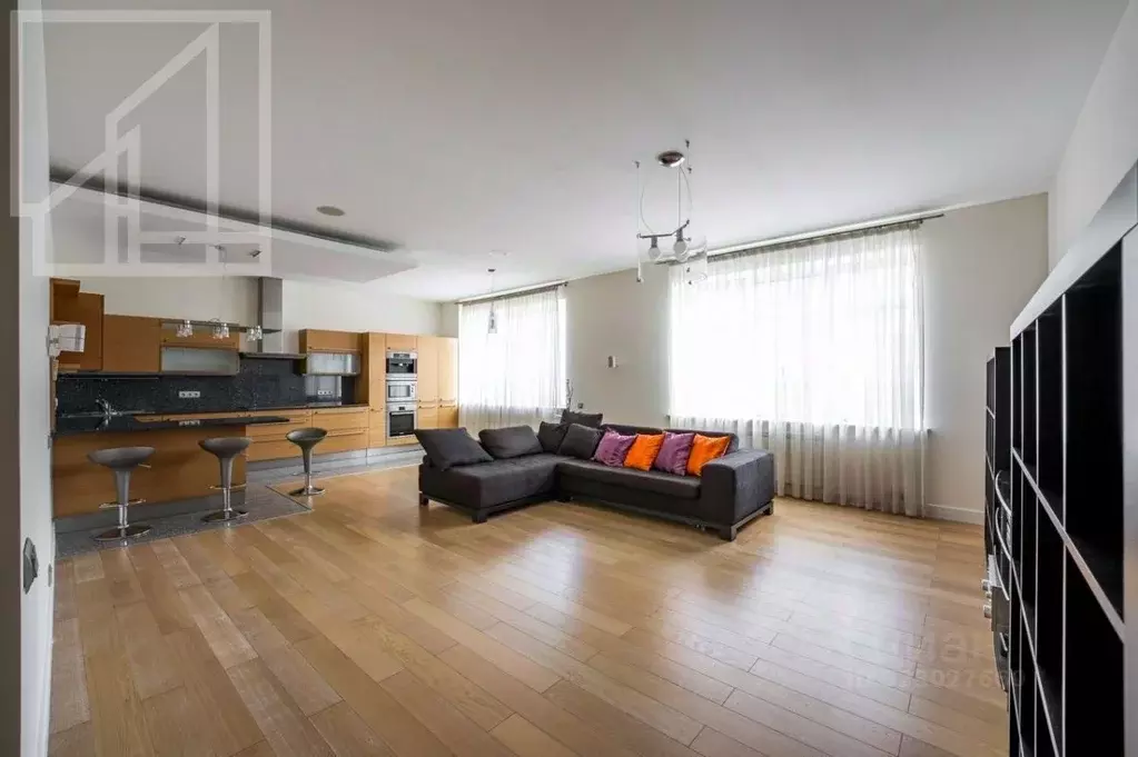 5-к кв. Москва 1-й Смоленский пер., 17 (204.0 м) - Фото 1