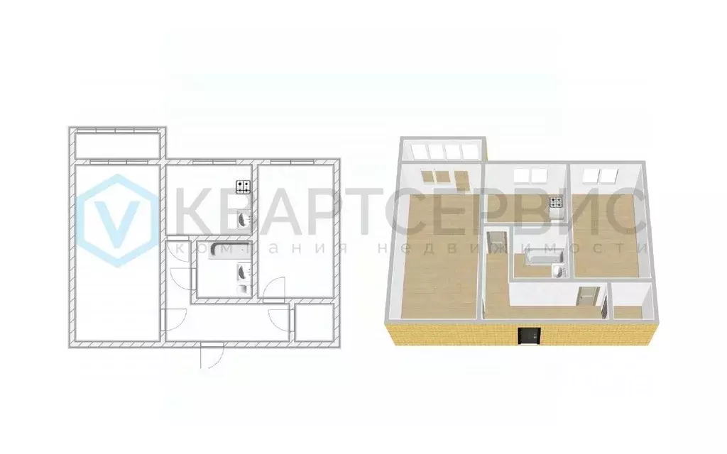 2-к кв. Омская область, Омск Заозерный мкр, ул. Сергея Тюленина, 3в ... - Фото 2