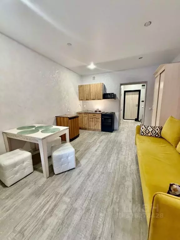 Студия Томская область, Томский район, д. Кисловка, Северный мкр бул. ... - Фото 1