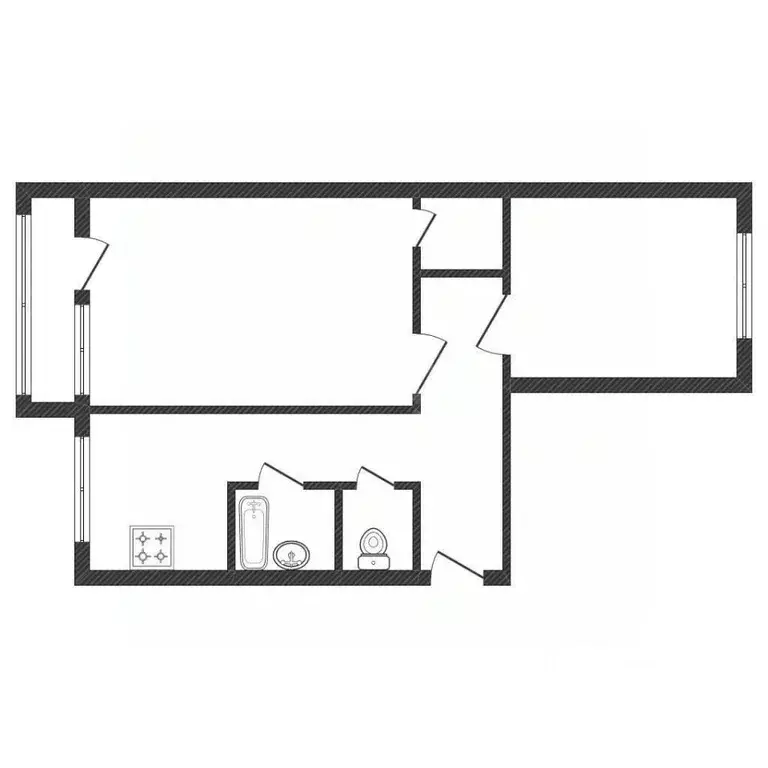 2-к кв. Смоленская область, Смоленский муниципальный округ, с. ... - Фото 1