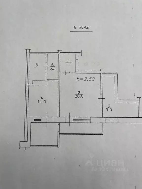 2-к кв. Красноярский край, Красноярск ул. Алексеева, 27 (51.0 м) - Фото 1