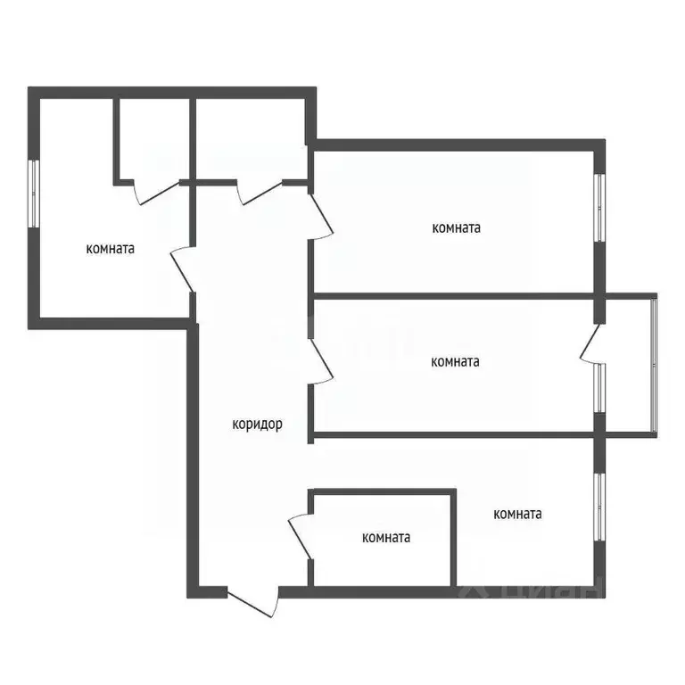 3-к кв. Воронежская область, Воронеж ул. Березовая Роща, 44 (58.0 м) - Фото 2