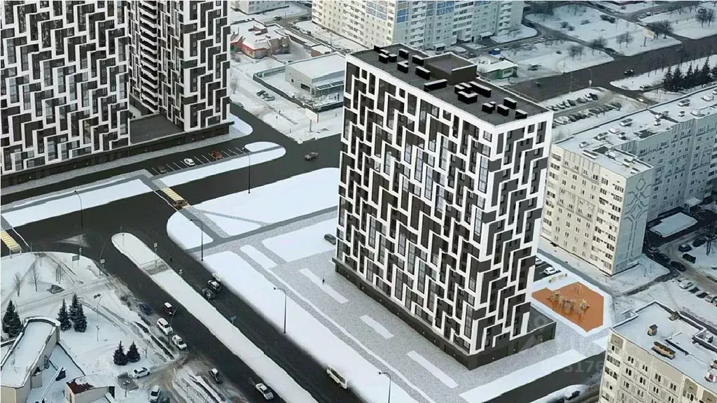 1-к кв. Татарстан, Нижнекамск ул. Баки Урманче, 12 (35.74 м) - Фото 1
