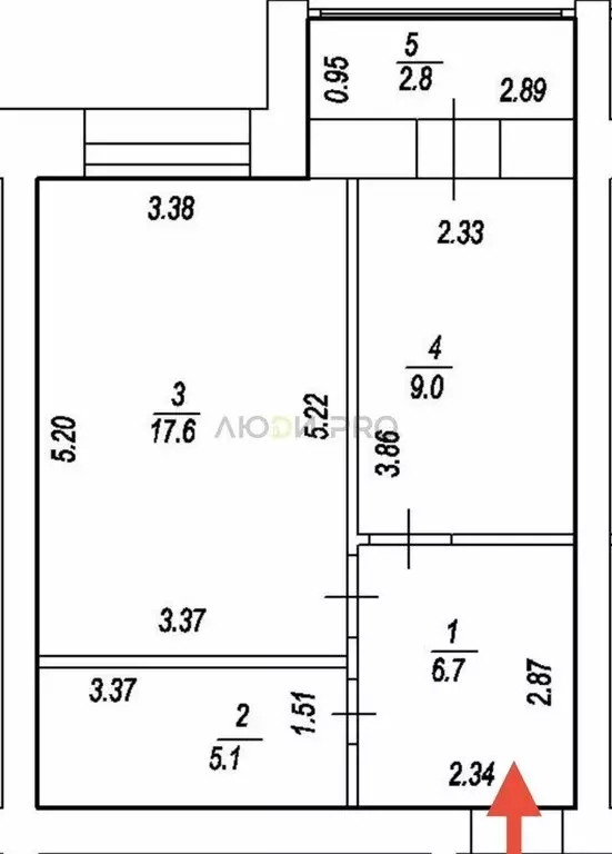 1-комнатная квартира: Уфа, улица Менделеева, 128к1 (38.4 м) - Фото 1