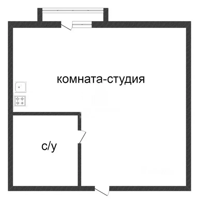 1-к кв. Омская область, Омск ул. Перелета, 33 (37.0 м) - Фото 2