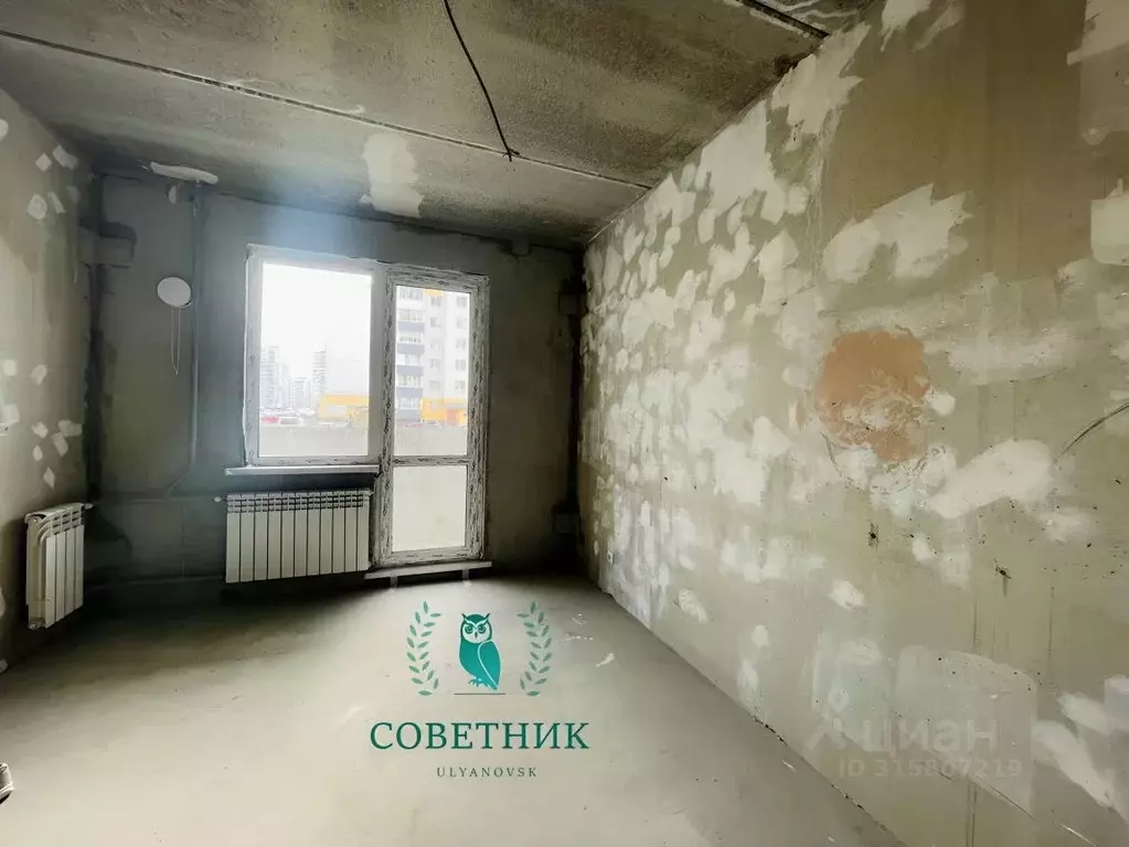 1-к кв. Ульяновская область, Ульяновск Новый Город мкр, Центральный ... - Фото 0