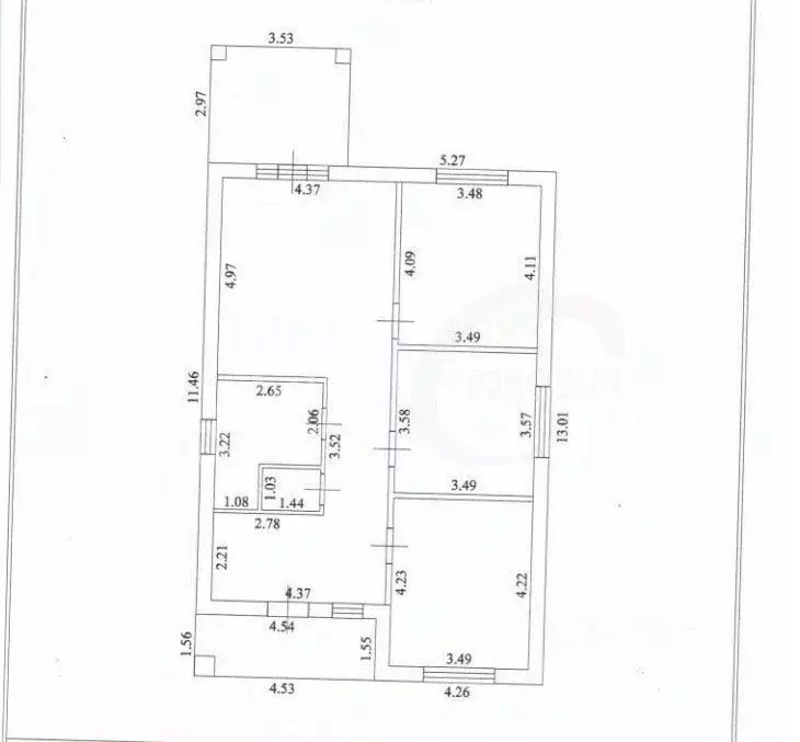 Коттедж в Воронежская область, с. Новая Усмань ул. Кутузова, 41 (110 ... - Фото 2