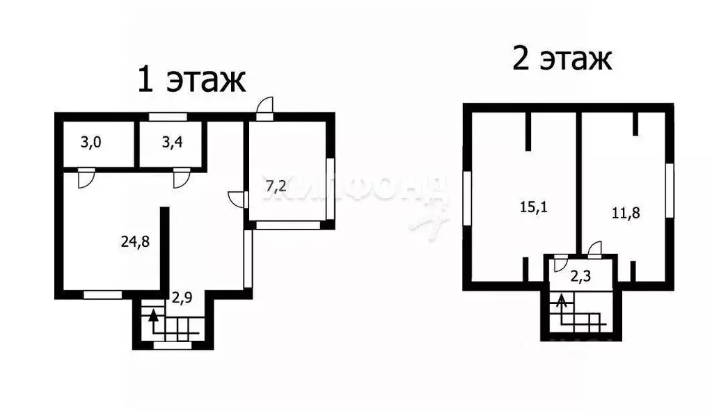 Дом в Новосибирская область, Новосибирск Ленинградская ул. (73 м) - Фото 1