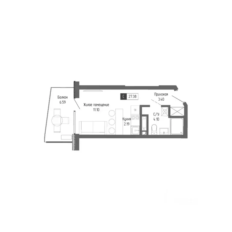 Студия Крым, Алушта Профессорский Уголок мкр, Крымская Резиденция ... - Фото 1