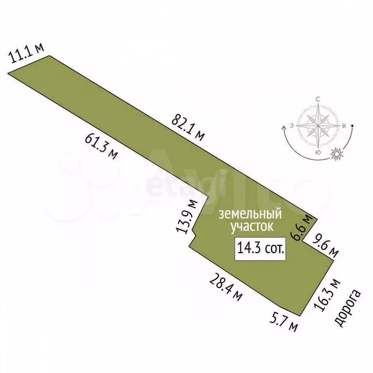 Дом 43,3 м на участке 14 сот. - Фото 0