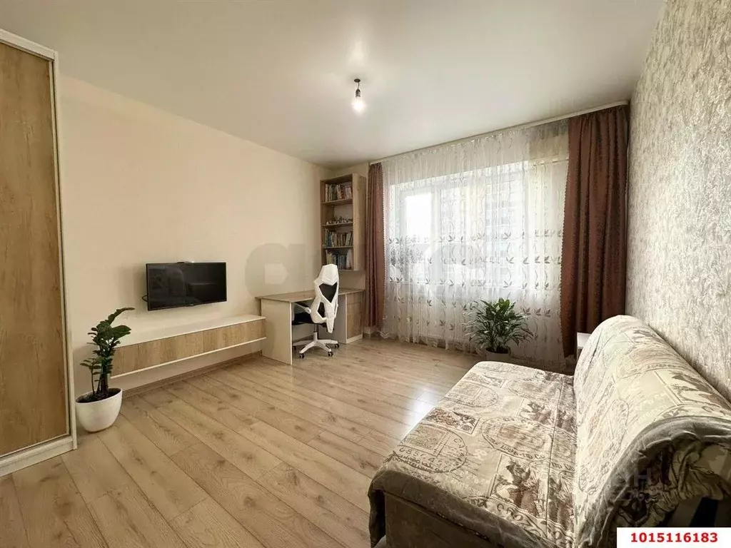 1-к кв. Краснодарский край, Краснодар Уральская ул. (41.0 м) - Фото 1