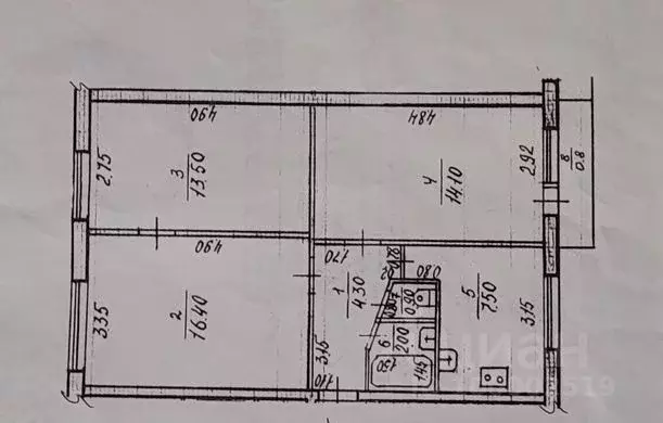 3-к кв. Саратовская область, Энгельс Полтавская ул., 11 (58.7 м) - Фото 2