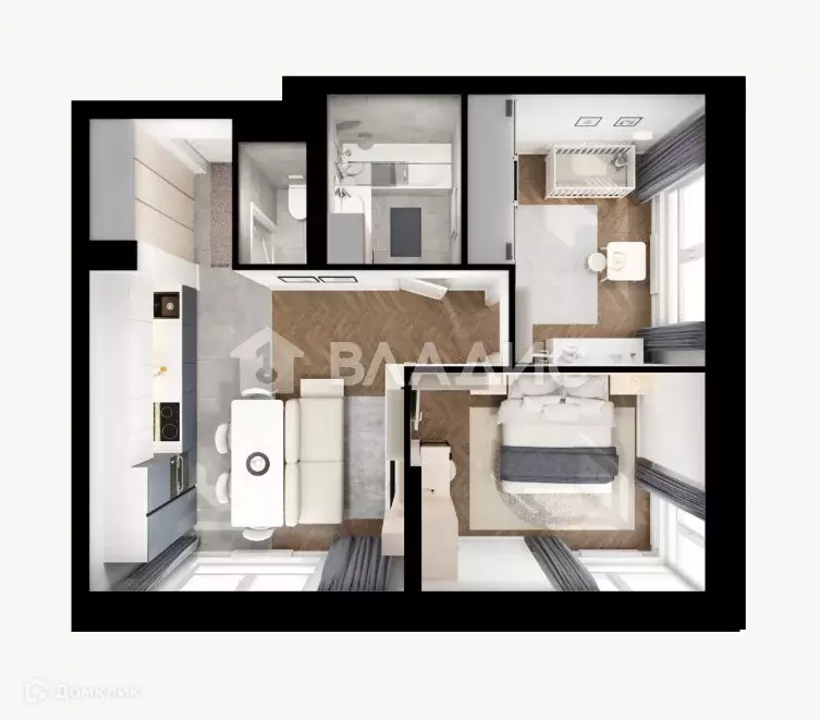Продаётся 2-к квартира, 49 м - Фото 1