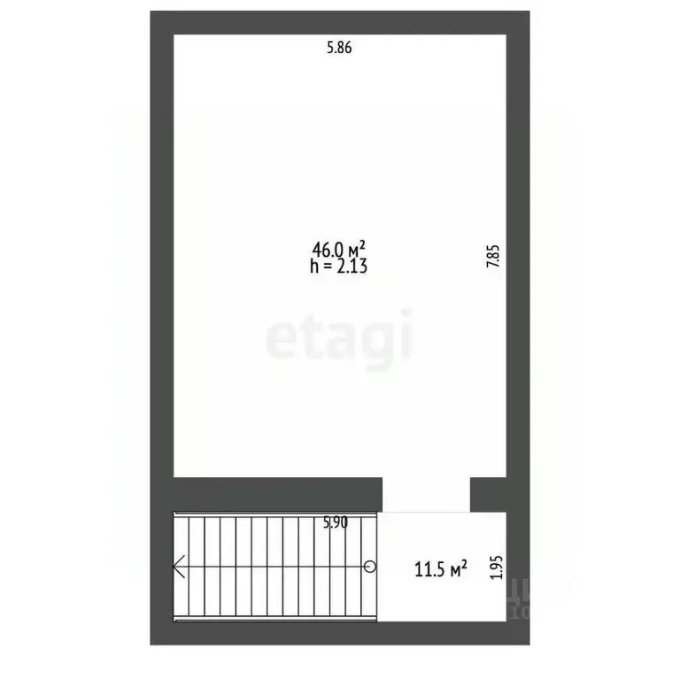 Склад в Башкортостан, Стерлитамак ул. Салтыкова-Щедрина, 1А/2 (46 м) - Фото 1