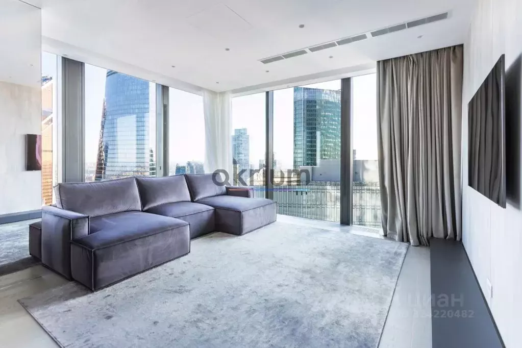 2-к кв. Москва 1-й Красногвардейский проезд, 22с1 (85.7 м) - Фото 2