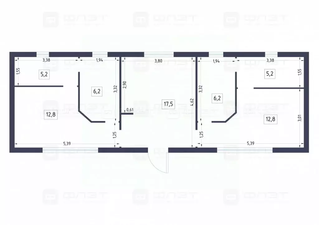 дом в татарстан, казань д. чернопенье, ул. солнечная (68 м) - Фото 1