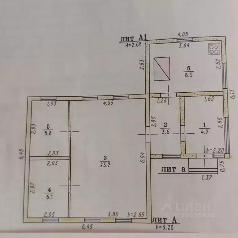 Дом в Омская область, Омск ул. 10-я Северная, 3 (53 м) - Фото 1