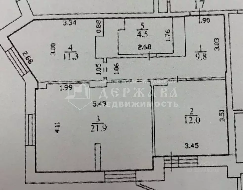 2-к кв. Кемеровская область, Кемерово просп. Притомский, 7/7 (59.5 м) - Фото 2