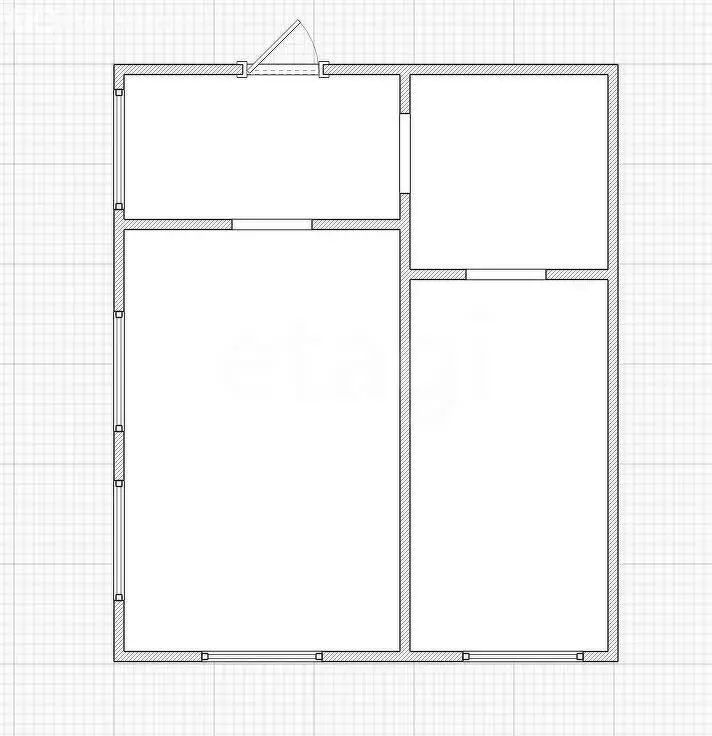 Дом в Шарья, улица имени Маршала Г.К.Жукова (35.7 м) - Фото 1